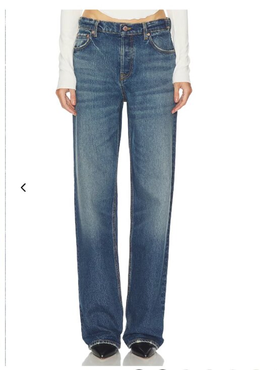 GRLFRND Denim - NWT REVOLVE GRLFRND Bella Cinch Low Rise Boyfriend